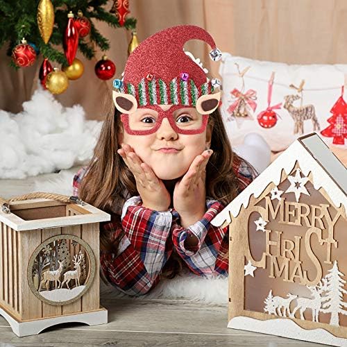 SOIMISS 3Pcs Прекрасни Мультяшные Коледни Очила Забавни Детски Очила за Дома