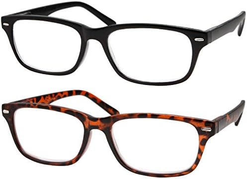 2 Чифт Луксозни Очила За четене Тънък Класически Стил Кутия Шарнирные Четци