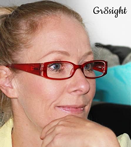 В комплект женски очила за четене Gr8Sight от 5 комплекта включва ридеры Sunshine (черни)