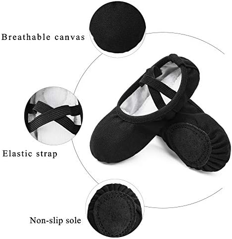 Stelle/Балетные обувки за момичета; Парусиновые туфли за йога без вратовръзка; Танцови обувки за момчета (За деца/Малки/Големи деца)