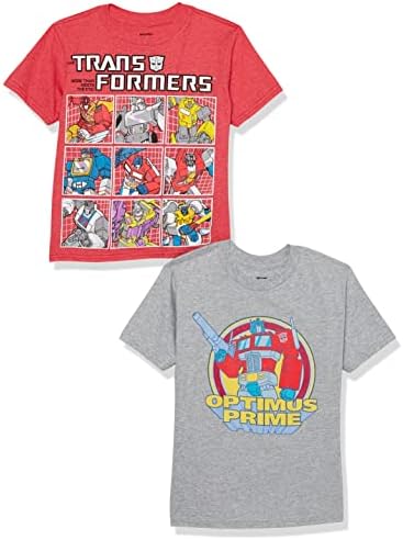 Тениска с изображение на Трансформърс Оптимуса Прайма за момчета от Hasbro от 2 комплекти