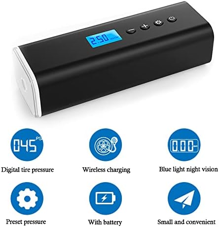 Безжична Мини-Надуване, Мини-Портативен Въздушен помпа, Батерия с Капацитет 4000 mah, с LCD Дисплей, Ръчно Мини Безжична Интелигентна