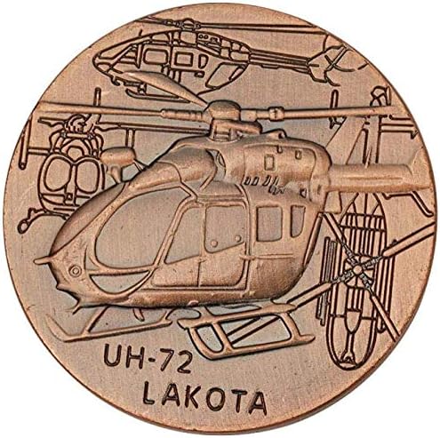 Чуждестранни Монети САЩ Хеликоптер UH72 Възпоменателни Монети Военна Мемориална Колекция на Армейски Фенове Икона Подарък Декорация Копие