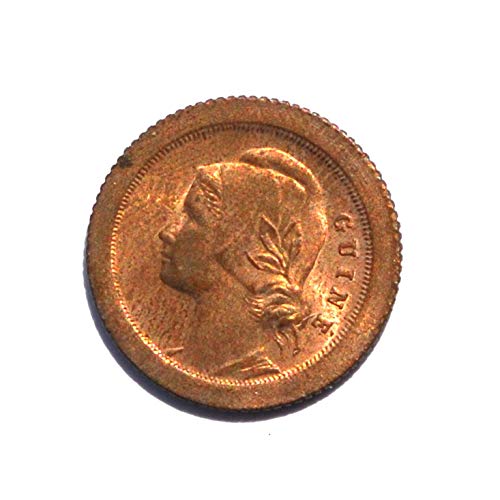 1935 GW 20th Century Гвинея-Бисау (Бившата Португалия) Монета в 5 centavos Много добра
