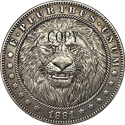 Скитник Никел 1881-Кубовая Монета в щатски Долари Морган Вид Копия на Монети 195 за Домашен интериор на Офис