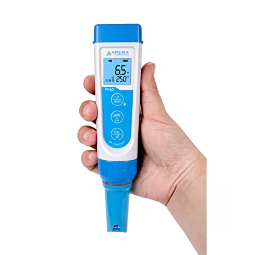Комплект Непромокаеми Джоба тестери pH Серия PH60 Apera Instruments AI311 Premium, Разменени Сонда, Точността на измерване на