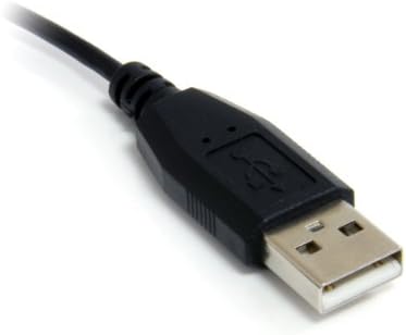 StarTech.com Кабел USB-Micro USB дължина от 6 фута (1,8 m) - A USB 2.0 към левия ъгъл на Micro B - Черен - Micro USB-Кабел (UUSBHAUB6LA)
