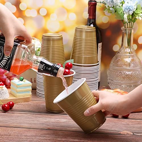 Yinder 200 БР 18 мл за Еднократна употреба Пластмасови Чаши Пластмасови Чаши за Партита Чаши за Пиене, за Рожден Ден, моминско парти Сватба Къмпинг Дейности на закрито и ?
