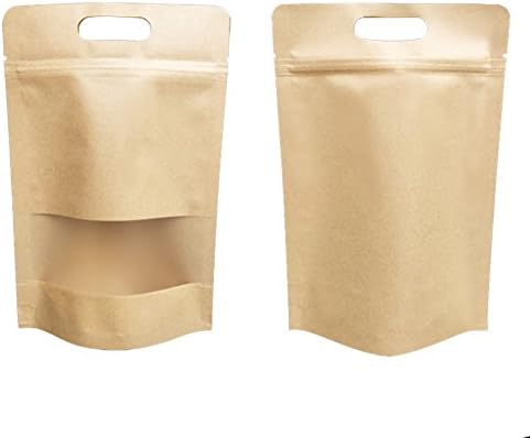 Muka 1000 БР. термосвариваемые торбички-поставка с дръжка за многократна употреба опаковки за хранителни продукти, 9,3 W x 13,8 x 4 Г, 7 mils