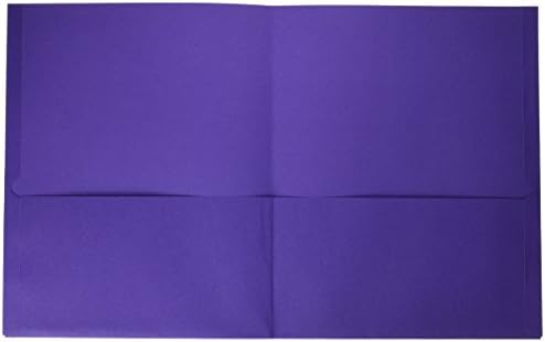 Оксфордские папки с два джоба, лилаво, размер за писма, 10 броя в опаковка, (57583)