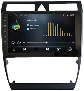Андроид 10 Авторадио Автомобилната Навигация Стерео Мултимедиен плейър GPS радио 2.5 D Сензорен екран за Audi A6 2004 Восьмиядерный 4 GB