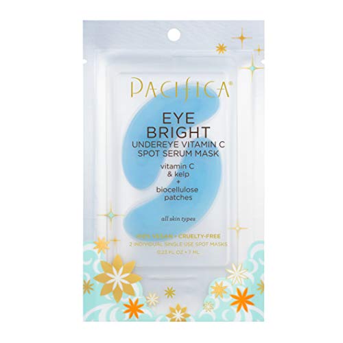 Маска за лице-серум Pacifica Beauty Eye Bright с витамин С, Петна под очите, Осветляющая, Хидратиращи, Придающая сума за всички типове кожа, на растителна основа, Веганская + без