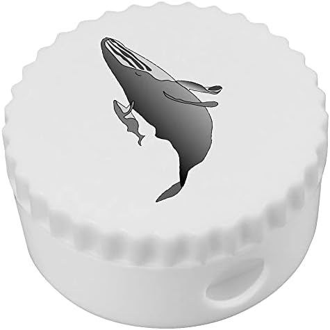 Компактен острилка за моливи Azeeda Горбатый кит и теле (PS00033727)