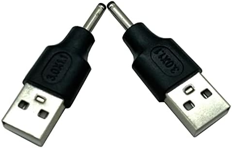 Захранващ Адаптер Dafensoy USB за постоянен работен ток, 2-те Штекерный конектор USB 2.0 A към конектора за постоянен ток 3,0