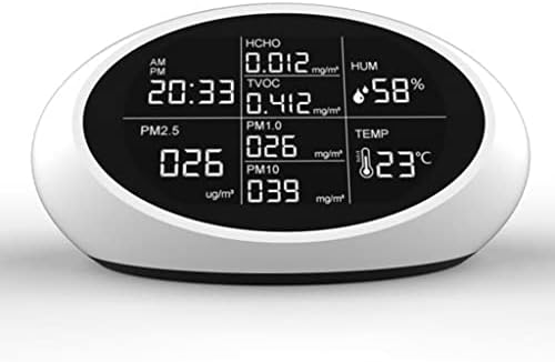 WODMB Термометър мониторинг на качеството на въздуха В помещението ФПЧ2.5 Формалдехид (HCHO) TVOC Газоанализатор Детектор на качеството