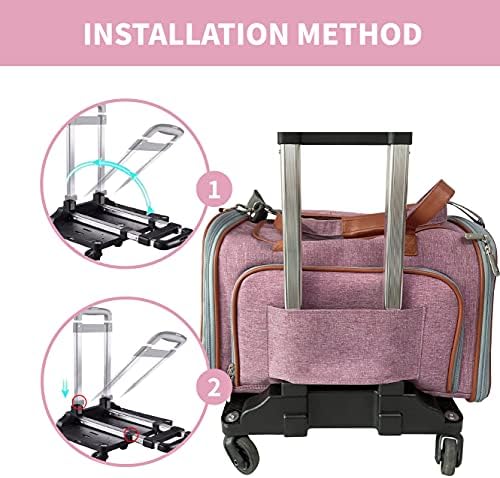 Багажная количка на колесната база Mr. Peanut's Spinner, добавляющая функционалност на колела до сумкам и переноск за домашни