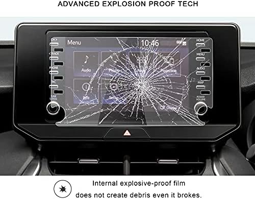R RUIYA Авто Навигационния екран Протектор за 2021 Venza 8 инча GPS Сензорен Дисплей Закалено Стъкло Твърдост 9H HD Прозрачно