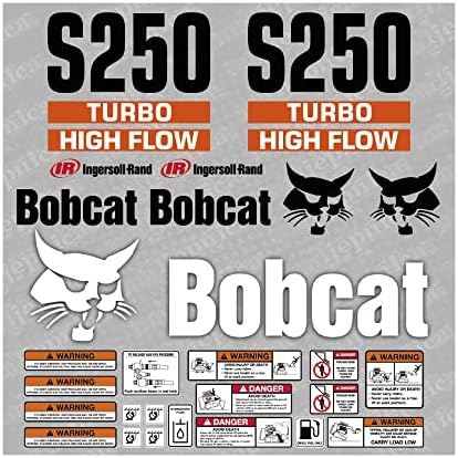 Стикер Bobcat S250 Turbo High Flow На Вторичния пазар / Aufkleber/Adesivo / Стикер / Комплект за подмяна