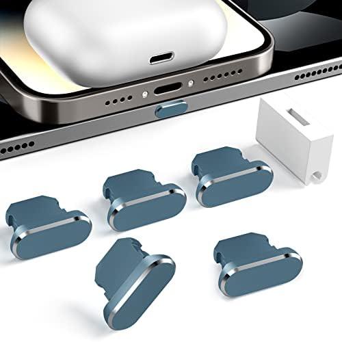 TITACUTE 5-Опаковъчен Прахоустойчив щекер за iPhone 14 Pro Max 13 12 11 XR XS X SE Plus 8 7 6 5 5S Прахозащитен тапи за Lightning