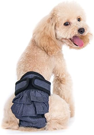 Хигиенични гащи за кучета Алфи Пет - Maxine Diaper - Цвят: Деним, Размер: XL