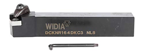 Битумен притежателя WIDIA DCKNR164DKC3 DCKN D-образен тип за рязане на плочи, Ъгъл на наклона 15°, Стомана, Квадратен джолан