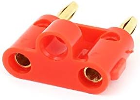 Нов Говорител Винтового тип LON0167 с двойно соединителем тип банан в Червено, за да се кабел с диаметър 6 мм (Lautsprecherschraube