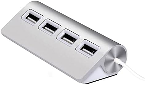 SDFGH USB ХЪБ 4-портов USB 2.0 Порт PC Таблет Преносим OTG Алуминиев USB Сплитер Кабелни Аксесоари