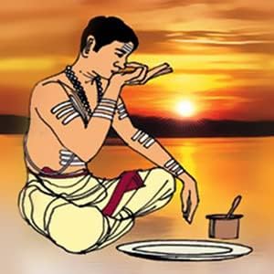 Набор от Медни Чаши за приготвяне на желе, Много и Лъжица (Ахман) - Пуджа, ръчно изработени в чист хиндуистки стил - 1,9 х 2,3 Инча Прибл