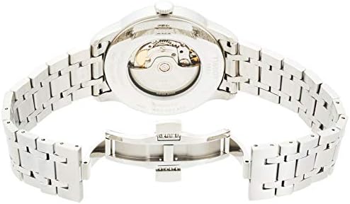 Мъжки часовници Тисо Тисо Chemin des Tourelles Powermatic 80 с автоматичен механизъм, корпус от неръждаема стомана 316L, Сив, Неръждаема стомана,