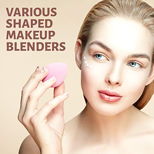 Beauty Blender от Дева' Maya Опаковка от 3 Розови спонжей-консилеров за грим, Спонжа-основи, спонжа за перо за добра мярка за