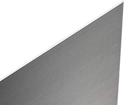 латунная плоча 6061 Алуминиева плоча е Метален лист, лесно полируемый, дебелина 5 мм, 200 × 200/300 × 300 mm, за да работи и проекти