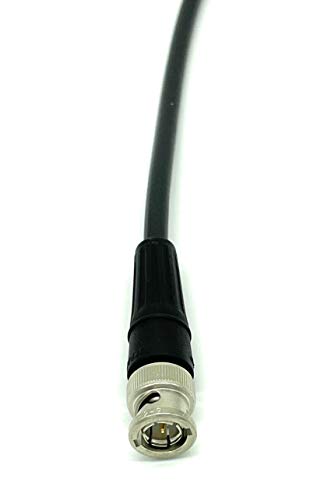 3 фута AV Кабели 3G / 6G HD SDI BNC Удлинительный кабел RG59 от мъжете на една жена - Черен