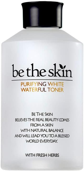 BE THE SKIN - Почистващ комплект за грижа за кожата White Waterful за нормална и суха кожа | Избелва и овлажнява | Съдържа корейските