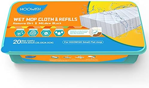 Сменяеми кърпички за сухо почистване HOOWISH: Многофункционални преносими кърпички за миене на подове, комплектът включва 32 сменяеми кърпички за химическо чистене и 2