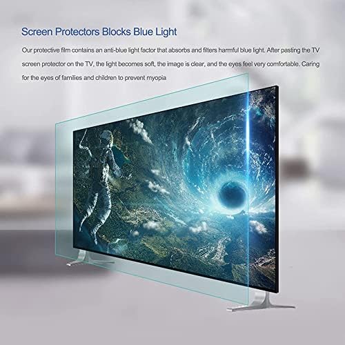 Матово фолио за защита на екрана на телевизора, от синя светлина/Anti-Glare, телевизор Филтриране на синята светлина, което