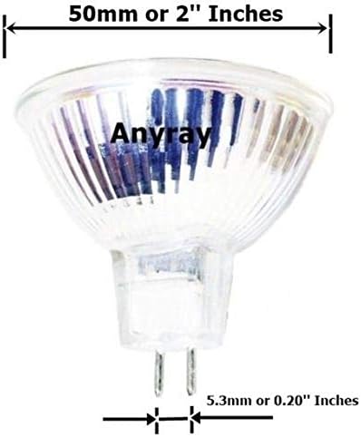 Халогенна лампа Anyray 20 W MR16 BAB 20 W 12V FL35 FG