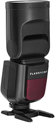 Светкавица Flashpoint 2-кратно увеличаване на Li-on X R2 TTL за камера с кръгла светкавица Speedlight за Nikon (Godox V1) + безжичен
