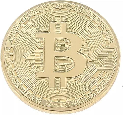 Bitcoin Challenge Coin Криптовалюта 2021 Ограничена Серия на Оригиналния Набор от Колекционерска Възпоменателни монети - 2 Броя с Защитна кутия, дизайн в Различни Цветове