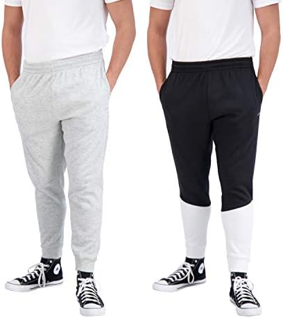 Мъжки Спортни Панталони за джогинг отвътре Unipro, 2 опаковки, Активни Ежедневни Спортни Панталони с Джобове, Дрехи за тренировки
