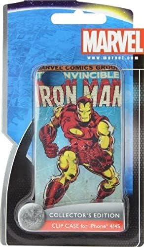 Продукти Performance Designed IP-1411 Калъф-клипса Marvel Iron Man Bling за iPhone 4 - 1 опаковка - търговия на Дребно опаковка - Разнообразни