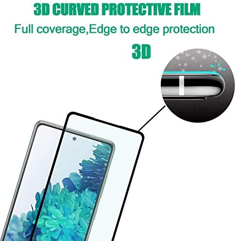 [2 + 2] Защитно фолио за дисплея и обектива на камерата на Samsung Galaxy S20 FE от YISPIRIN [Защита от надраскване, пълно покритие,