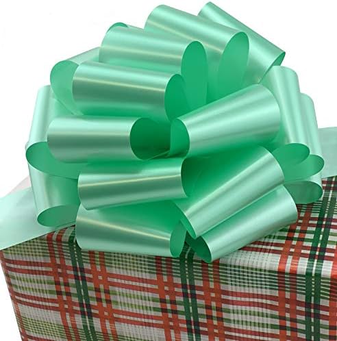 Голяма кошница за Великденски подаръци с лъкове ширина 9 см, Комплект от 9 части, Светло Розово, Синьо, Жълто, Лавандула, Лъкове за подаръци, Коледа, Подаръци, Ден за П?