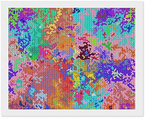Абстрактни Цветни Камуфляжные Комплекти За Диамант Живопис 5D направи си САМ Пълна Тренировка Планински Кристал Изкуство Стенен Декор