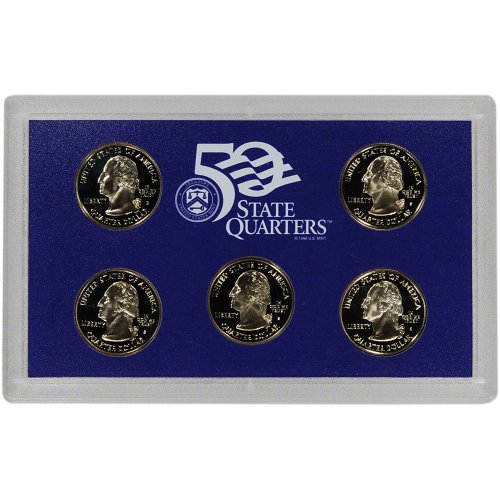 Комплект за проверка на Четвертаков Монетния двор на САЩ 2001 година освобождаването на OGP