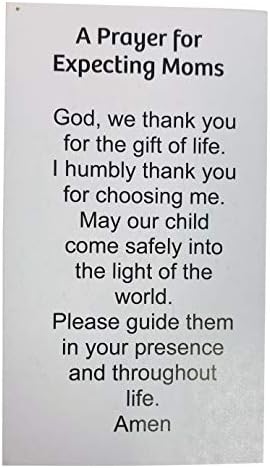 Молитвен Комплект за Бъдещи майки Свети Gérard с Молитва Знак и Свещената Карта на Бременност