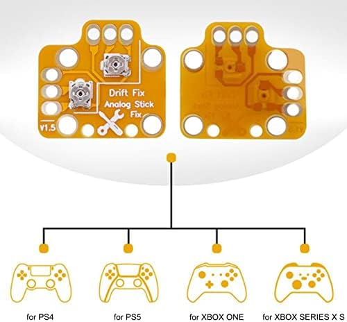 Контролер Аналогов Стик Drift Fix Modfor за PS5, 10 бр. Универсален Геймпад Джойстик Drift Сервизна Такса, 3D Thumb Stick Drift Fix