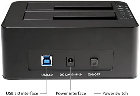 Зарядно устройство за външен твърд диск WEme с две въздушни камери, USB 3.0 SATA с функция автономен клониране/копирна машина за 2,5 и