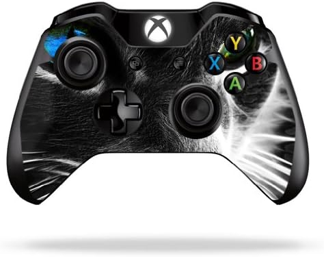 Корица MightySkins, съвместима с контролер на Microsoft Xbox One или One S - Cat | Защитно, здрава и уникална Vinyl стикер | Лесно се нанася, се отстранява и обръща стил | Произведено в САЩ