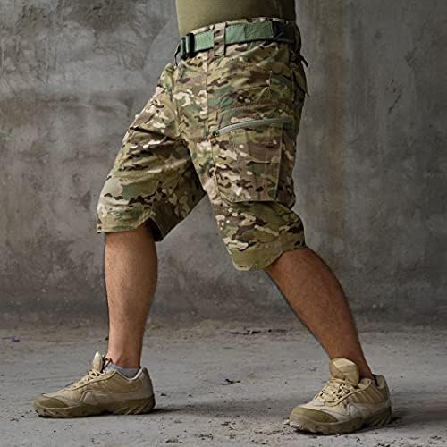 IDOGEAR Мультикамерные къси Панталони за Мъже, Тактически Панталони-Карго, Военни Камуфляжные Улични Ежедневни Панталони, 8
