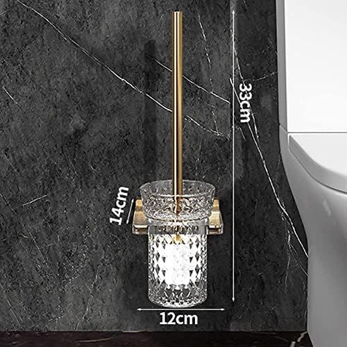 Аксесоари за баня, Акрилни Набор от Тоалетни четки - Четка за Тоалетна и Притежателя (Прозрачен външен вид) (Цвят: A)